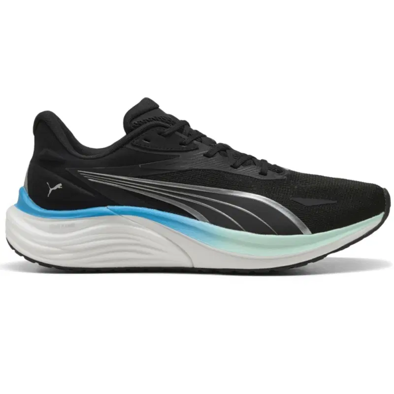 Puma ELECTRIFY NITRO 4 Кроссовки беговые Черный/Зеленый/Голубой