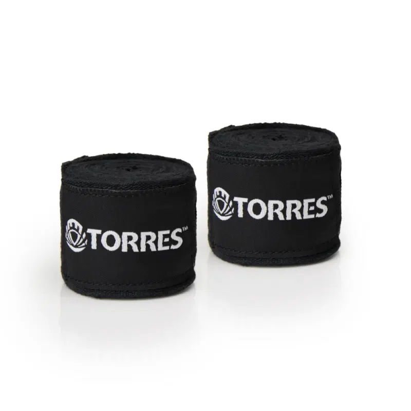 Torres PRL619015 Бинт боксерский 3,5м Черный