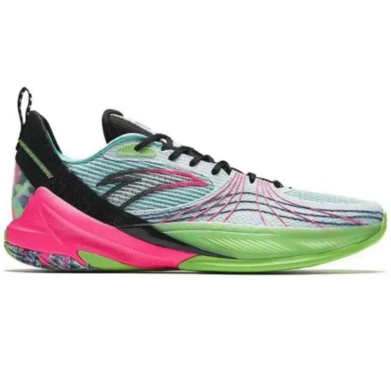 Anta SPEED 6.0 Кроссовки баскетбольные Зеленый/Голубой/Розовый