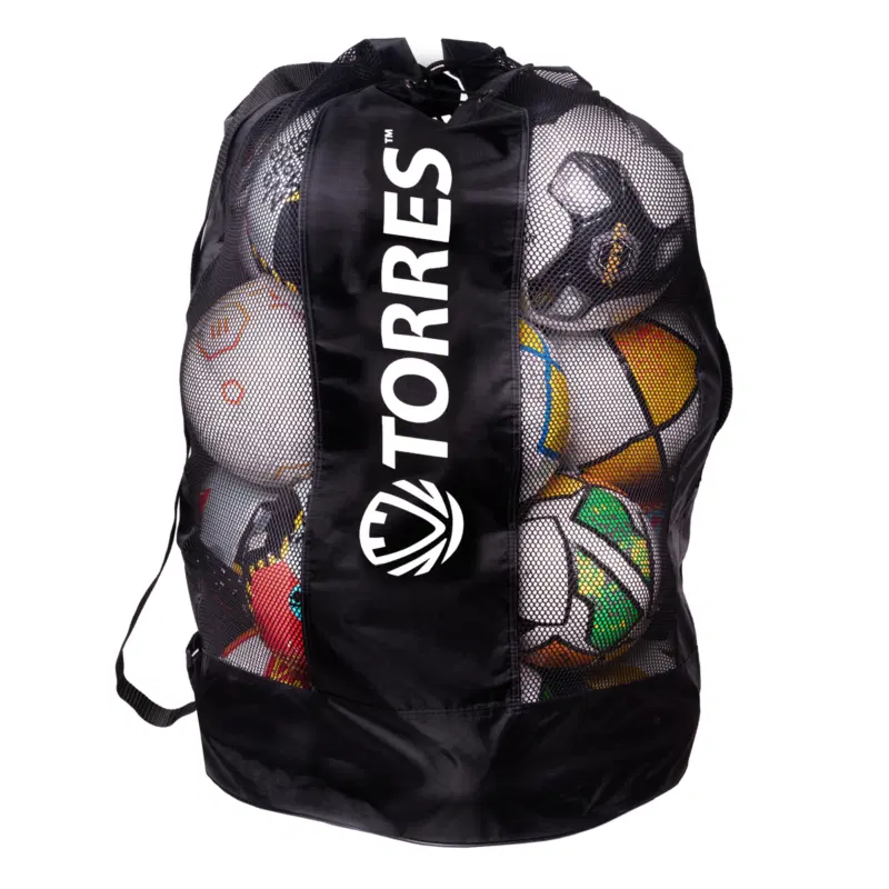 Torres SS112370 Сумка-баул для мячей Черный/Белый