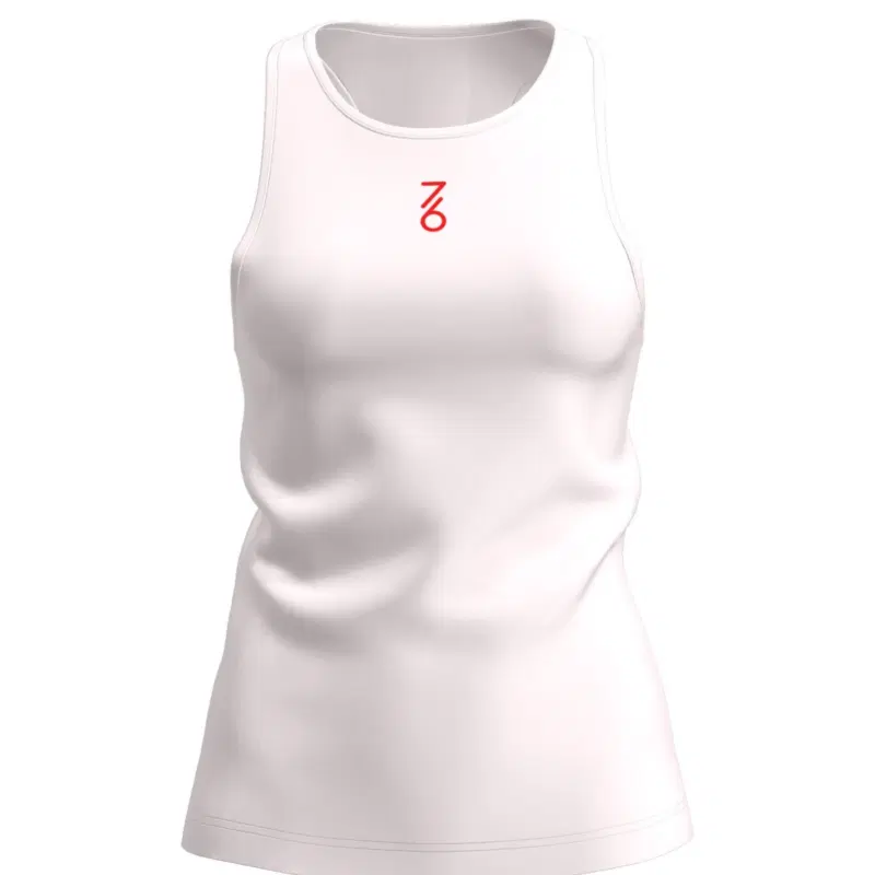 7/6 LEYA SLEEVELESS T-SHIRT "MANGANO CALCITE" Майка теннисная женская Розовый/Красный