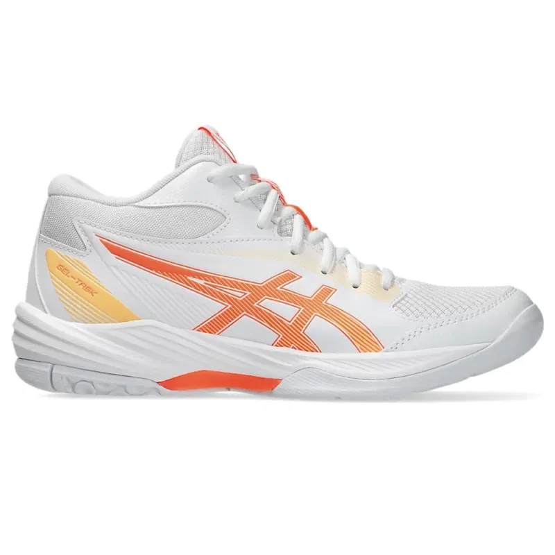 Asics GEL-TASK MT 4 (W) Кроссовки волейбольные женские Белый/Оранжевый