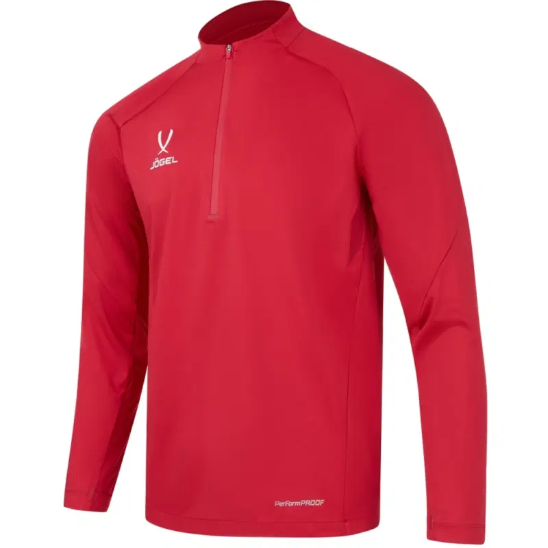 Jogel PREMIER PERFORMPROOF 1/4 ZIP WIND TOP Джемпер ветрозащитный Красный