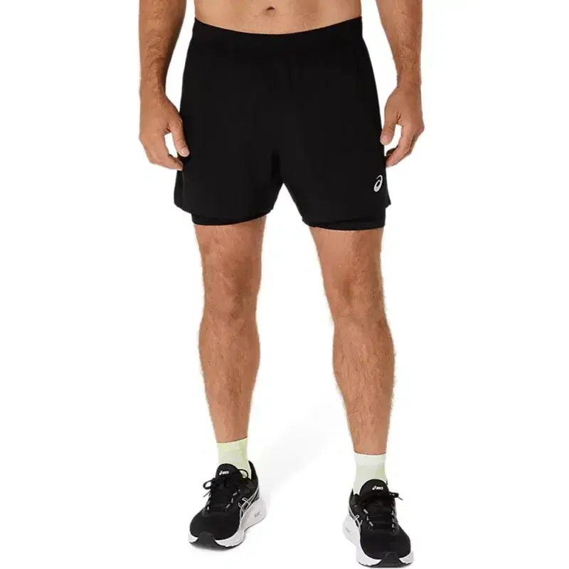 Asics CORE 2N1 5IN SHORT Шорты беговые Черный