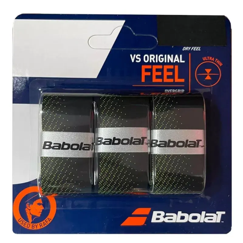 Babolat VS GRIP ORIGINAL X3 Овергрип Черный/Желтый