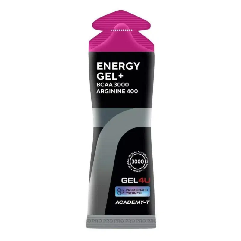 Gel4U ENERGY GEL + Гель энергетический углеводный с BCAA 60 мл Лесный ягоды