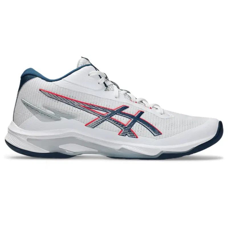 Asics NETBURNER BALLISTIC FF MT 4 Кроссовки волейбольные Белый/Темно-синий