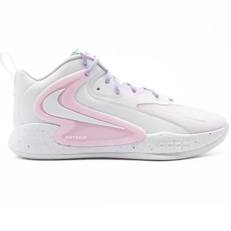 Nike ZOOM HYPERSET 2 SE Кроссовки волейбольные Белый/Розовый