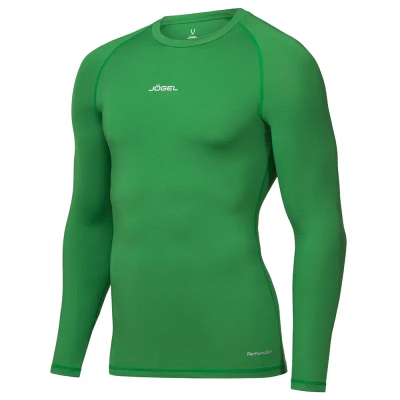 Jögel CAMP PERFORMDRY BASELAYER LS TEE Футболка компрессионная с длинным рукавом Зеленый