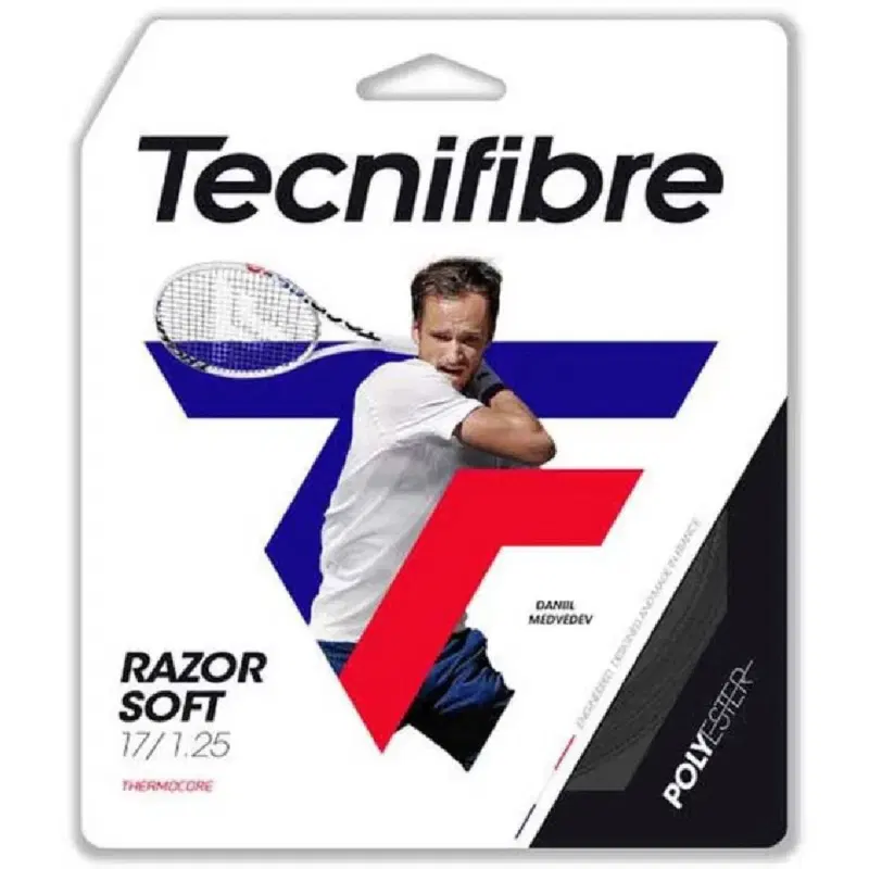 Tecnifibre RAZOR SOFT 1,25 GREY Теннисная струна 12м