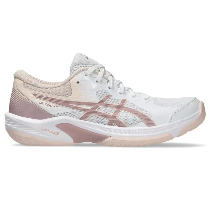 Asics BEYOND FF (W) Кроссовки волейбольные женские Белый/Розовый
