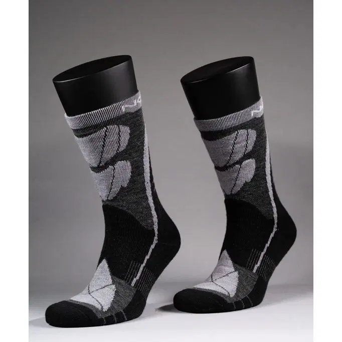 Nordski WOOL BLACK/GREY Термоноски Черный/Серый