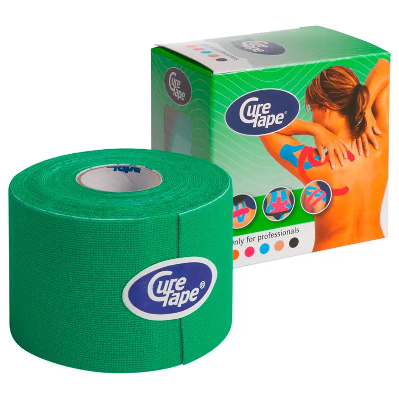 CureTape GREEN 5см×5м Кинезиотейп Зеленый