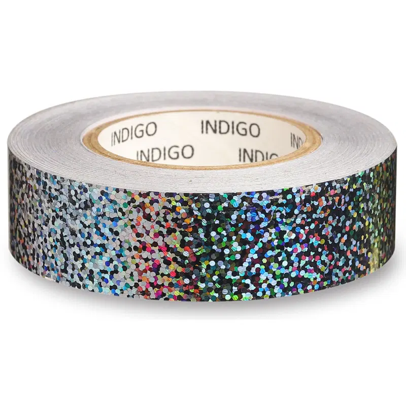 Indigo CRYSTAL IN139 Обмотка для гимнастического обруча 20мм*14м Серебристый