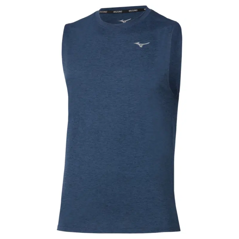 Mizuno IMPULSE CORE SLEEVELESS Майка беговая Темно-синий