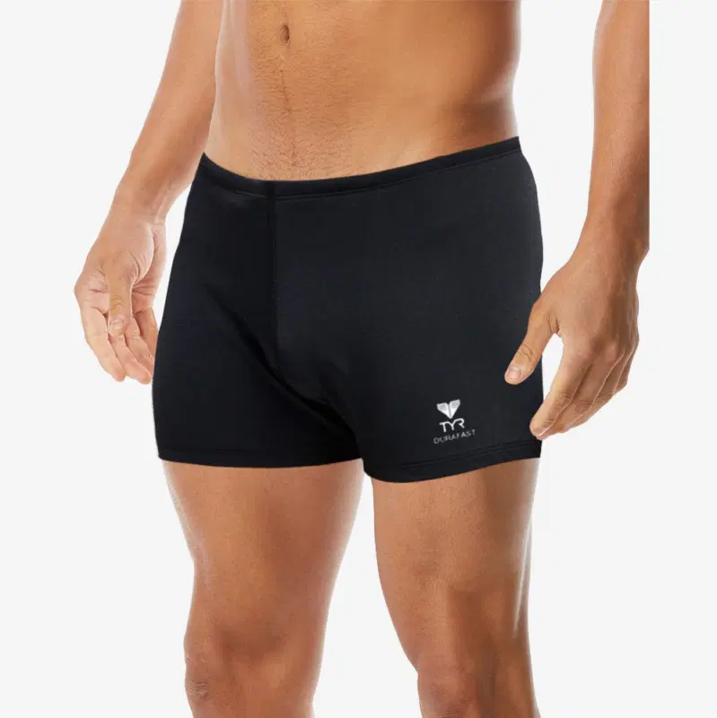 TYR ENERGIA DURAFAST ELITE SOLID SQUARE LEG Плавки-шорты