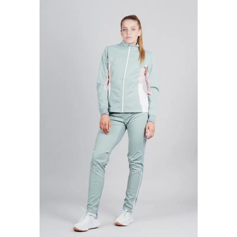 Nordski PRO (W) ICE MINT/SOFT PINK Куртка спортивная женская Голубой/Розовый