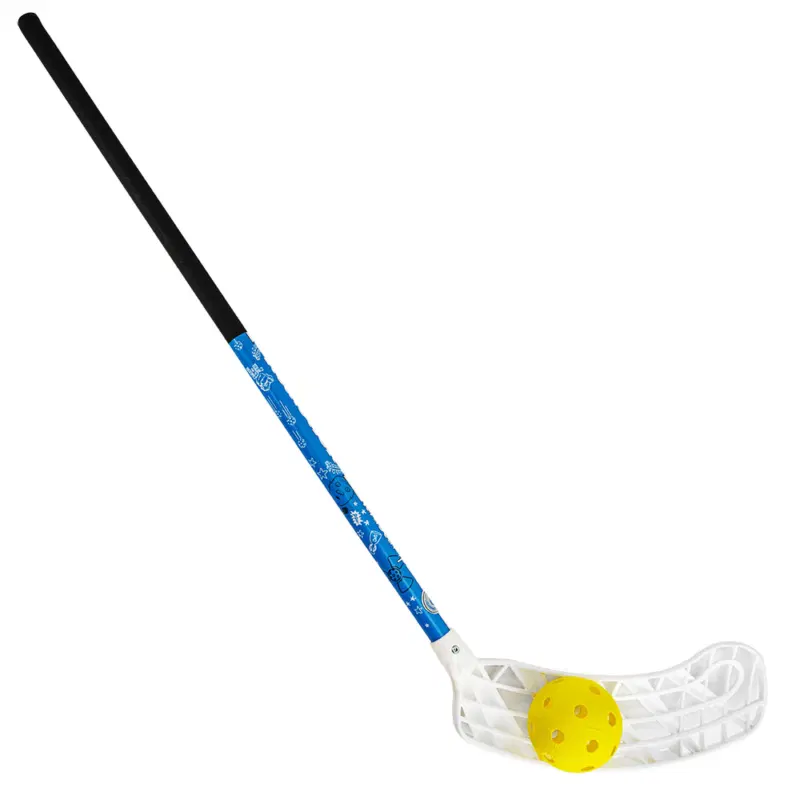 RealStick KIDSCAMP Клюшка для флорбола детская (4,5-6 лет) 65 см с мячом, левый загиб