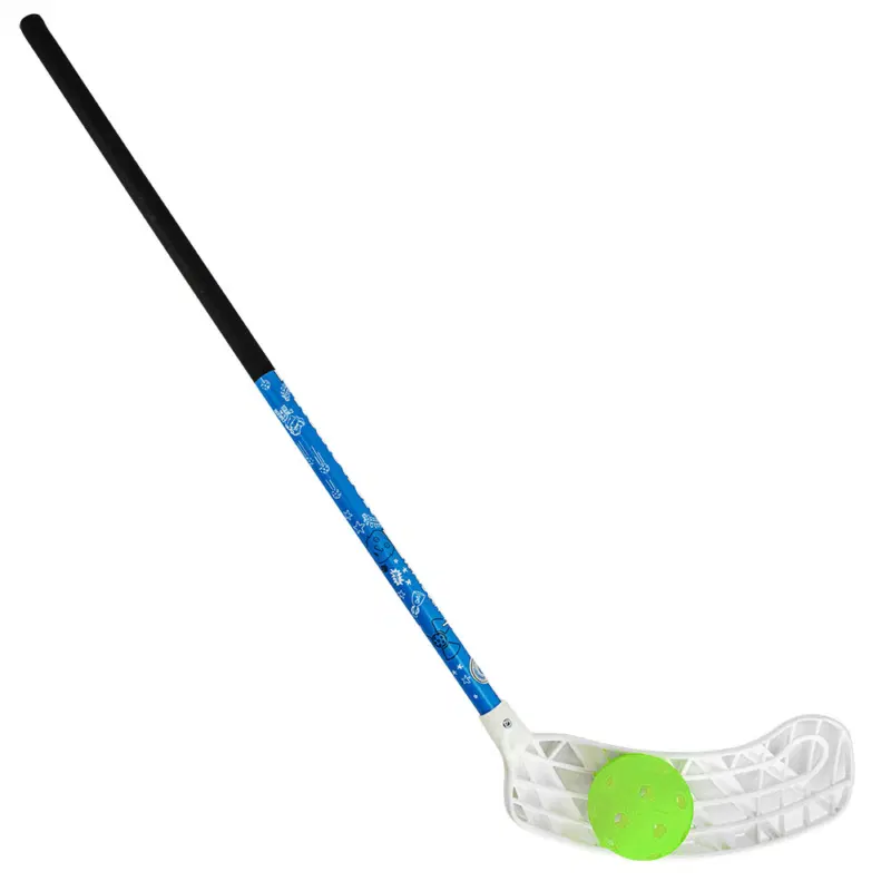 RealStick KIDSCAMP Клюшка для флорбола детская (4,5-6 лет) 65 см с мячом, правый загиб