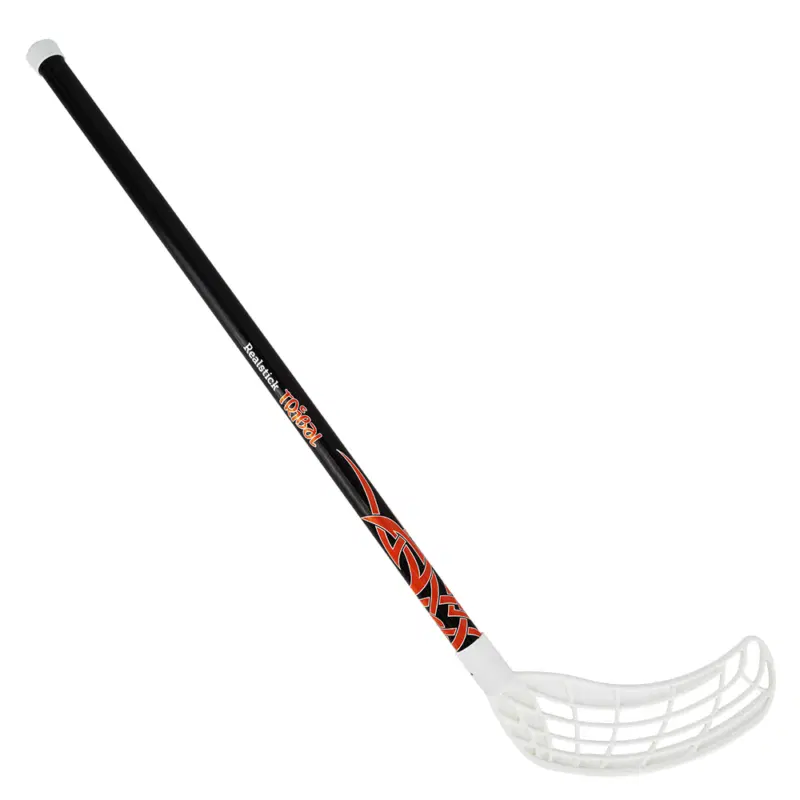 RealStick TRIBAL JR Клюшка для флорбола детская 85 см без загиба Белый