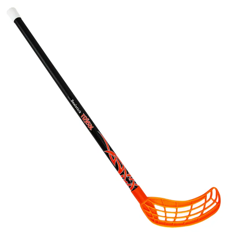 RealStick TRIBAL JR Клюшка для флорбола детская 85 см без загиба Оранжевый