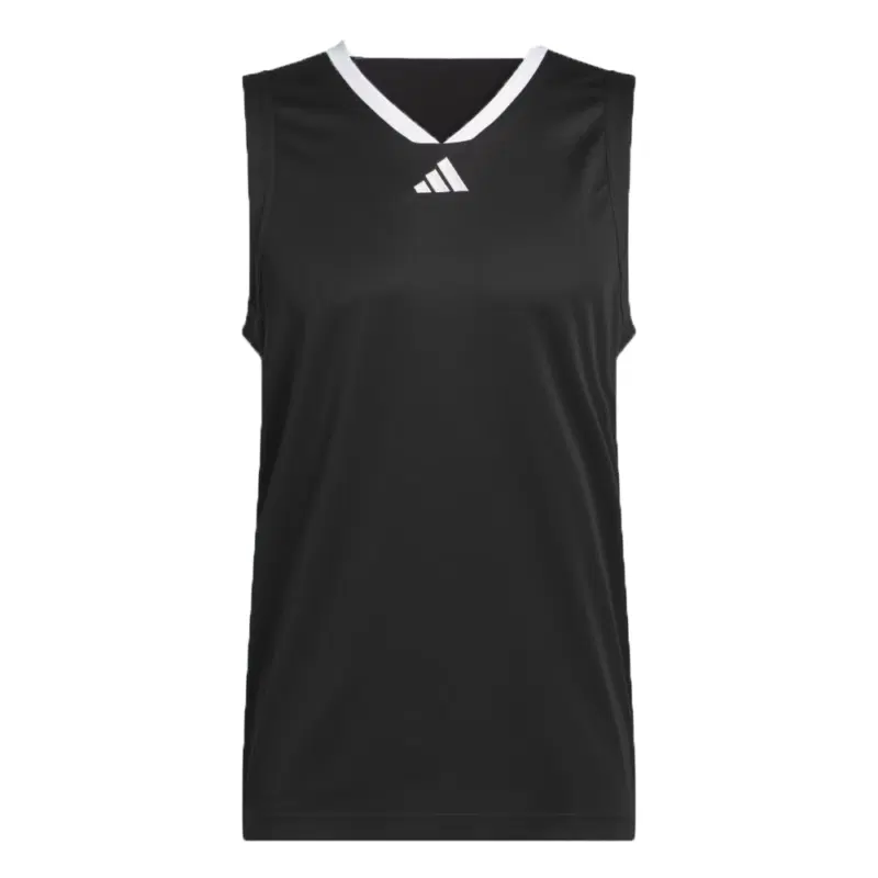 Adidas LEGENDS 3-STRIPES BASKETBALL TANK TOP Майка баскетбольная Черный/Белый