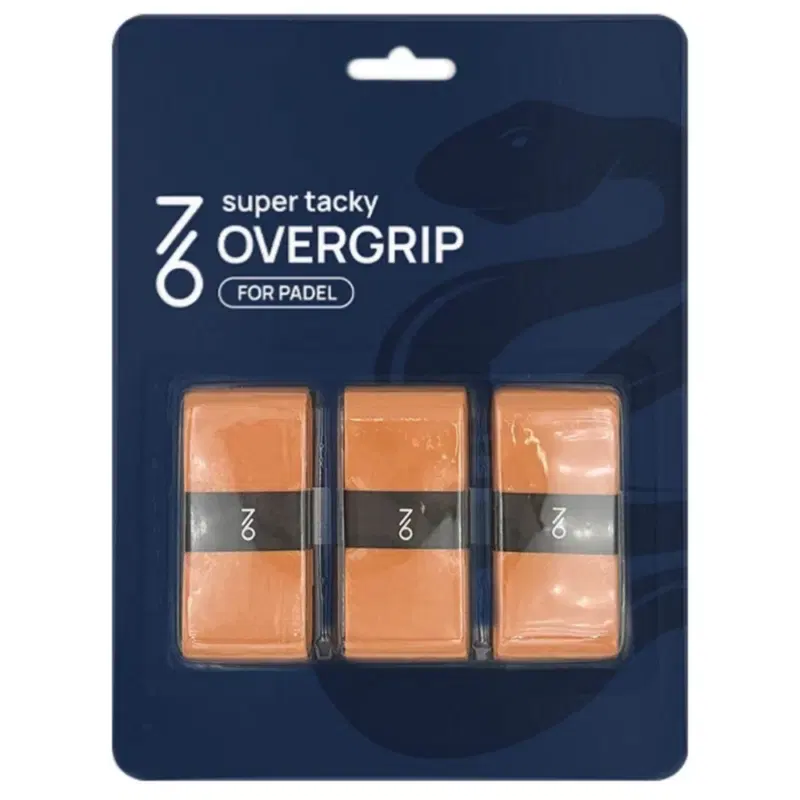 7/6 PADEL SUPER TACKY ORANGE Овергрип для падел-ракеток Оранжевый