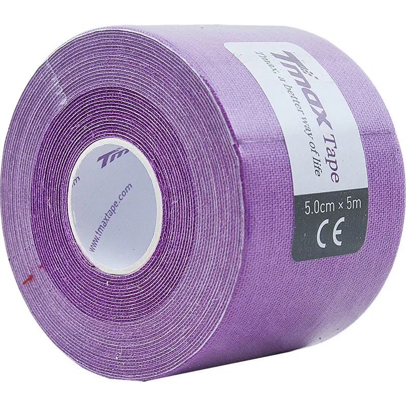 Tmax EXTRA STICKY LAVENDER 5см×5м Кинезиотейп Фиолетовый