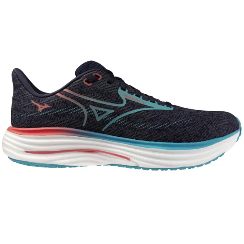 Mizuno WAVE RIDER 29 Кроссовки беговые Черный/Голубой
