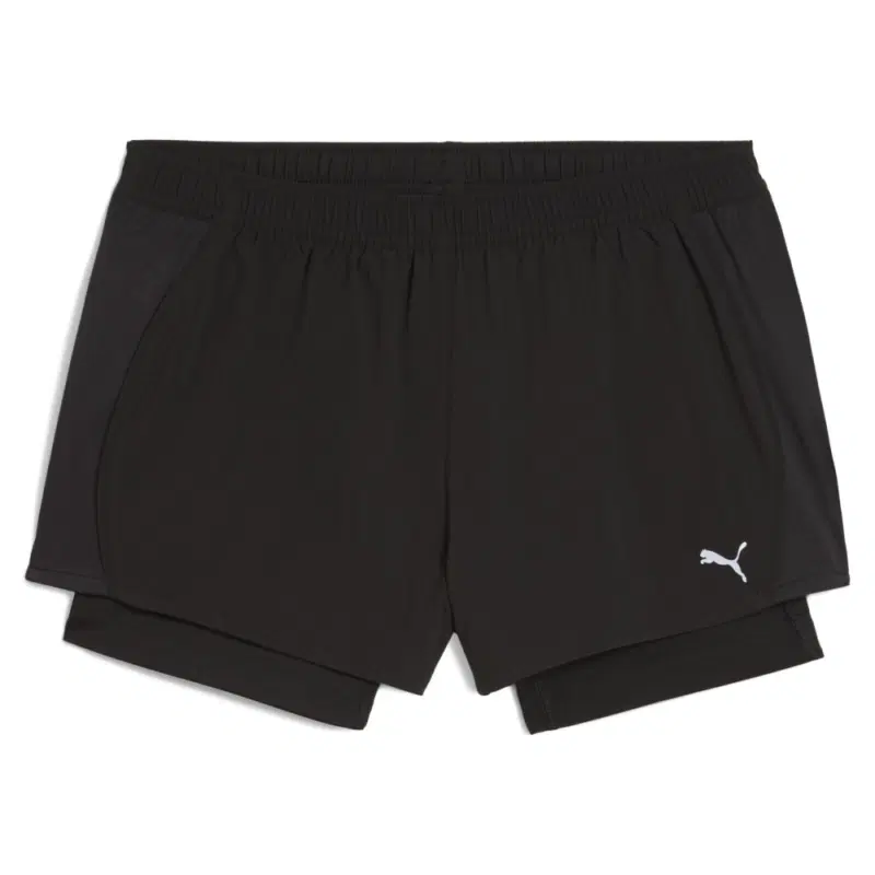 Puma VELOCITY 2IN1 3" RUNNING SHORTS (W) Шорты беговые женские Черный