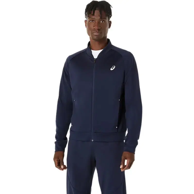 Asics COURT WARM-UP JACKET Ветровка теннисная Темно-синий