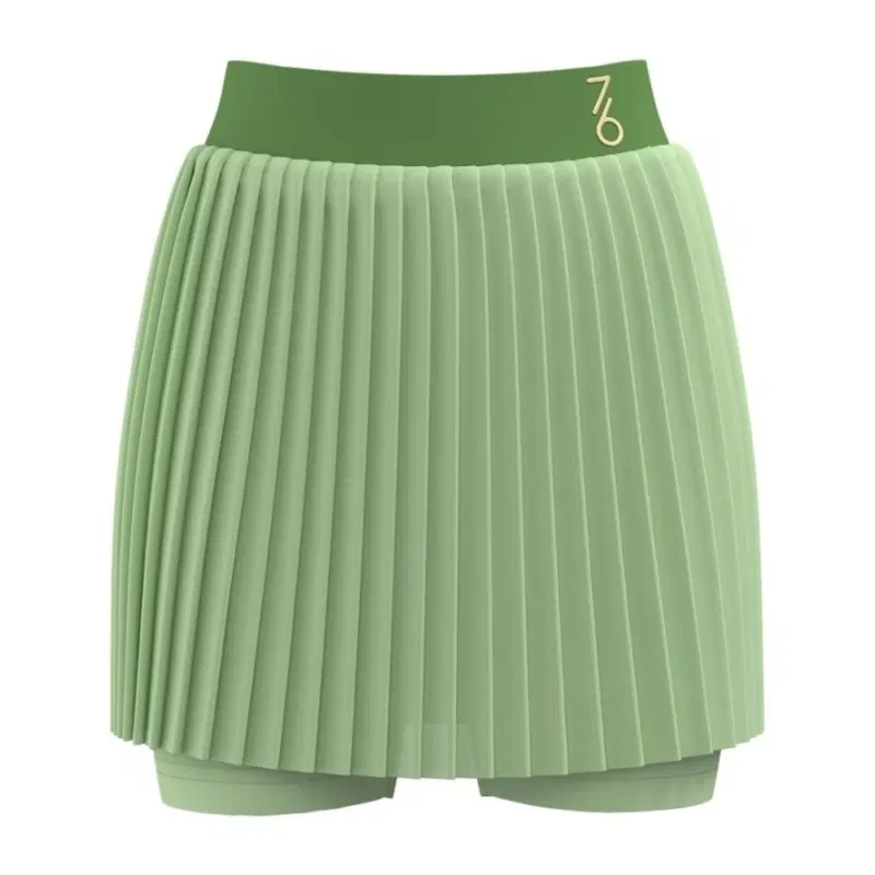 7/6 KRIS SKIRT "LIGHT GREEN/GREEN" Юбка теннисная женская Зеленый