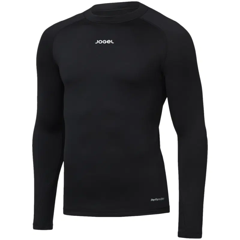 Jogel CAMP 2 PERFORMDRY BASELAYER TOP WARM Футболка компрессионная утепленная с длинным рукавом Черный
