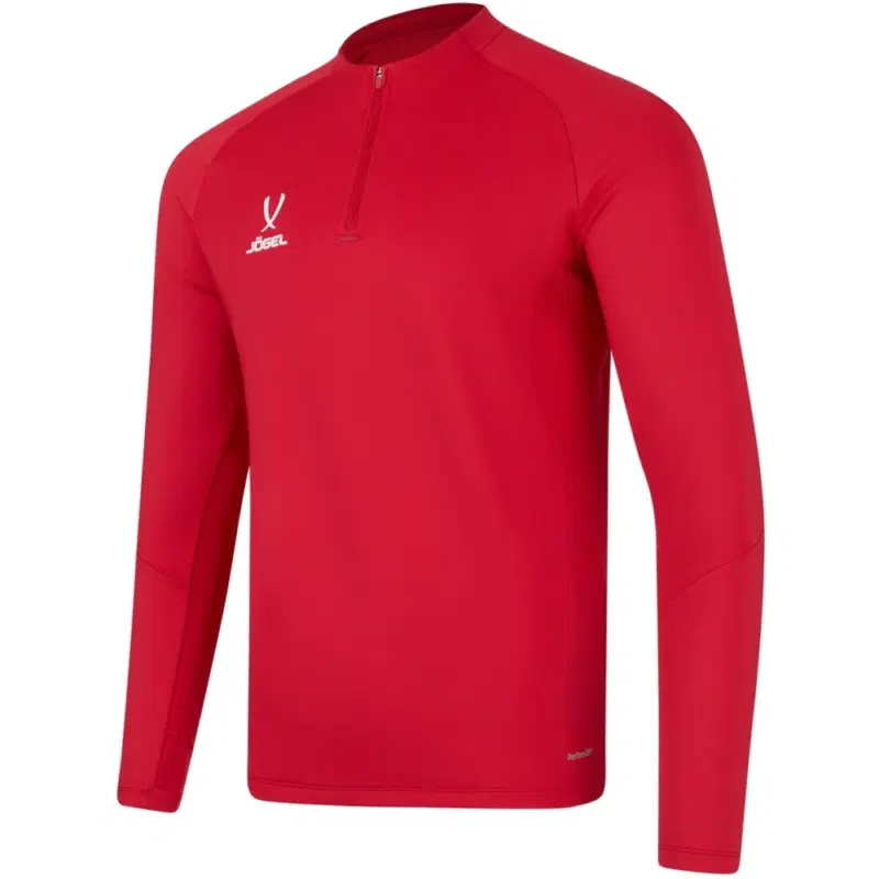 Jogel PREMIER PERFORMDRY TRAINING 1/4 ZIP TOP Джемпер тренировочный Красный