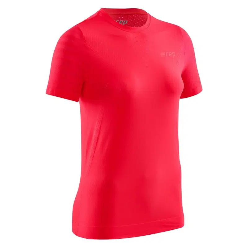 CEP ULTRALIGHT SHORT SLEEVE SHIRT (W) Футболка беговая женская Красный