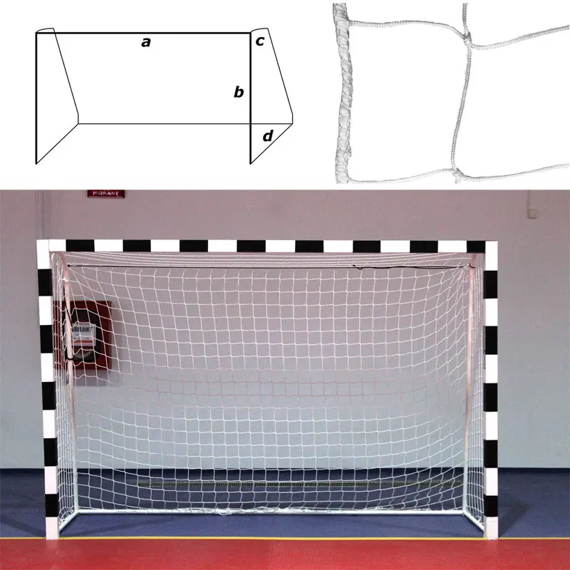 Rusbrand FS-G-№14 (H3.2/0815) Сетка гандбольная/футзальная Белый