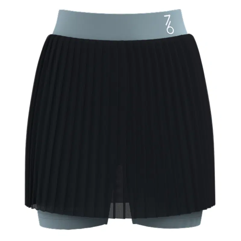 7/6 KRIS SKIRT "EBONY" Юбка теннисная женская Темно-синий/Голубой