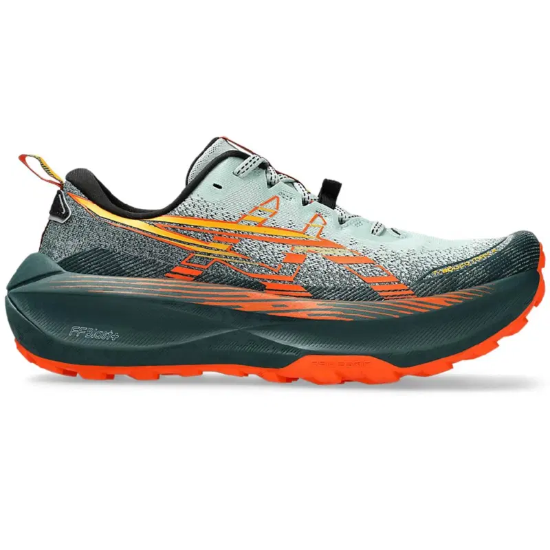 Asics TRABUCO MAX 4 Кроссовки беговые Зеленый/Оранжевый