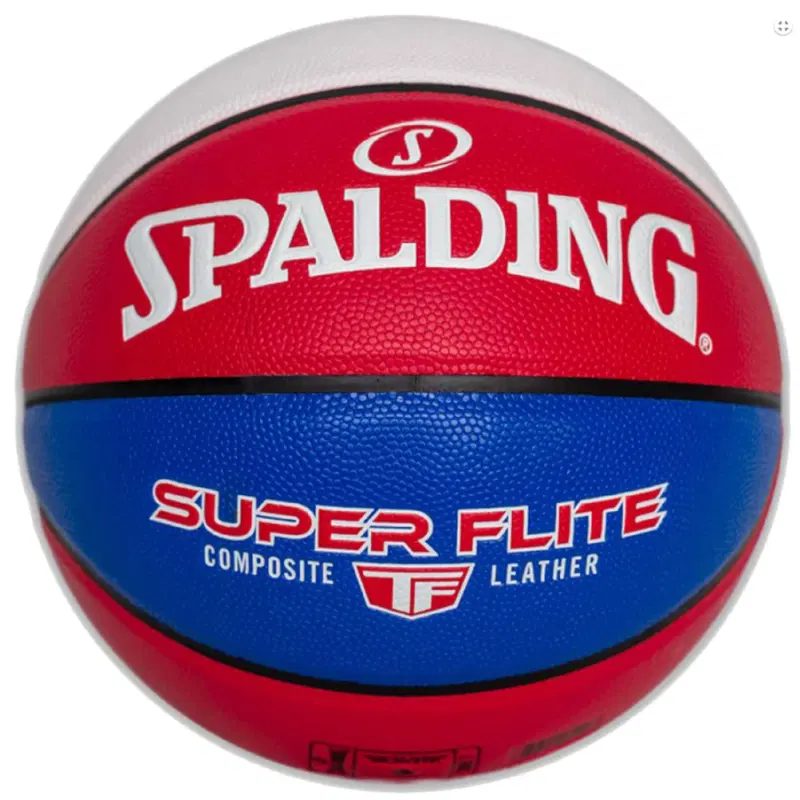Spalding SUPER FLITE (76928Z) Мяч баскетбольный Красный/Белый/Синий