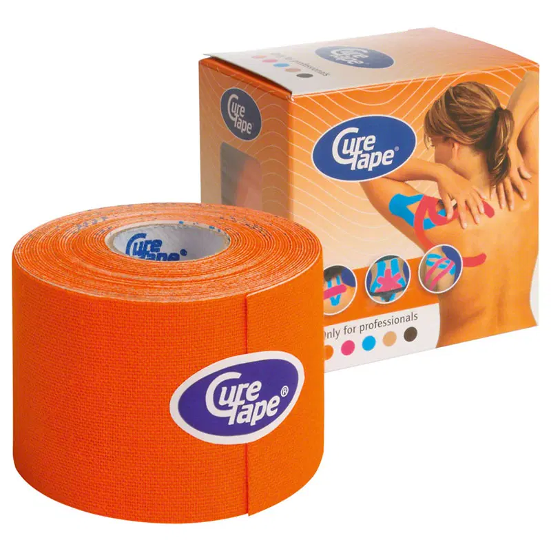 CureTape ORANGE 5см×5м Кинезиотейп Оранжевый