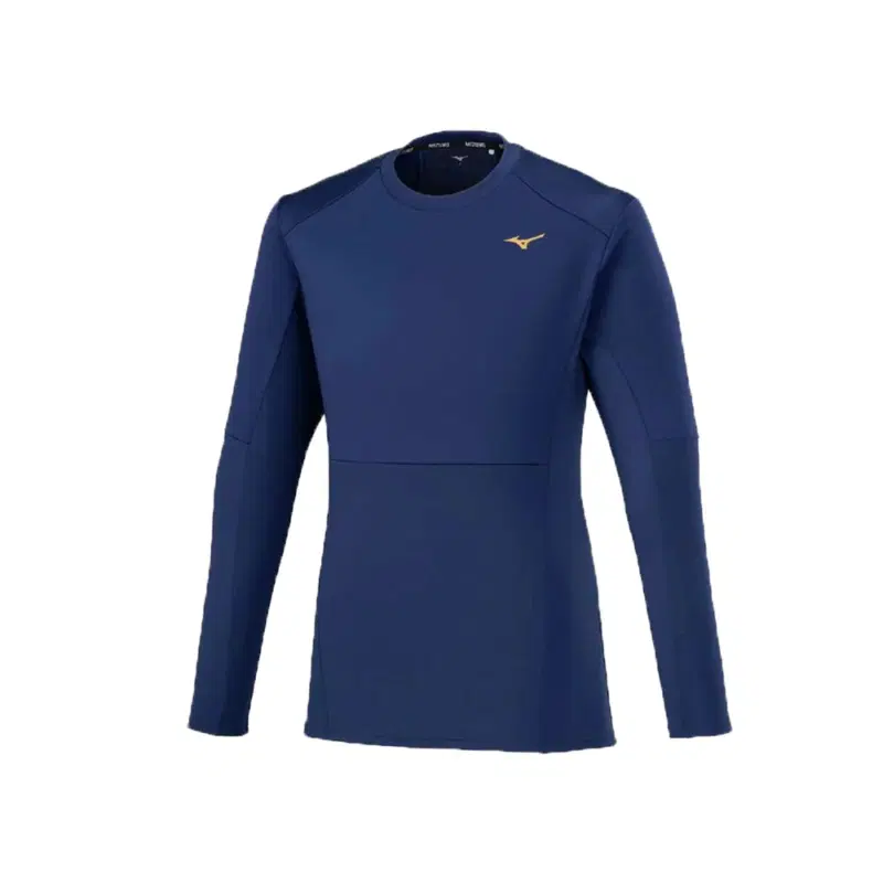 Mizuno THERMAL CHARGE BT LONGSLEEVE Утепленный лонгслив Темно-синий
