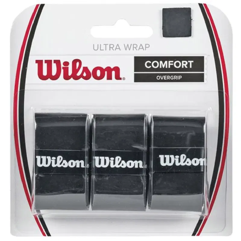 Wilson ULTRA WRAP OVERGRIP Овергрип (3 шт) Черный