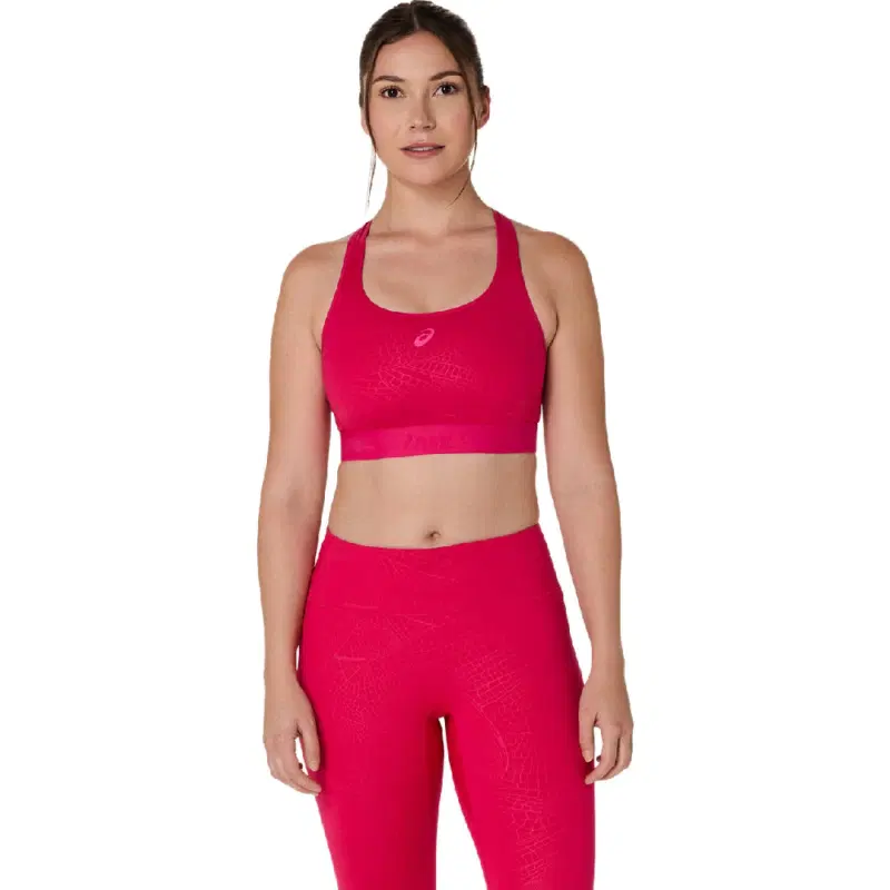 Asics GAME COMPRESSION BRA (W) Бра-топ теннисный женский Розовый