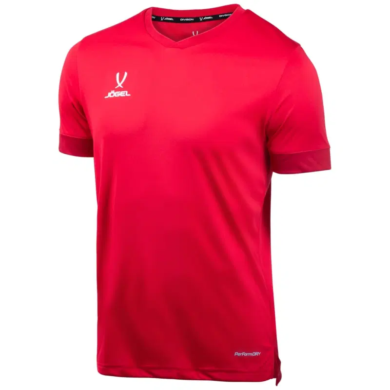 Jögel DIVISION PERFORMDRY UNION JERSEY Футболка Красный/Белый