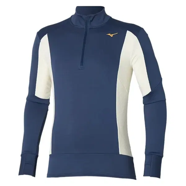 Mizuno WARMALITE HZ Утепленный лонгслив Синий/Белый