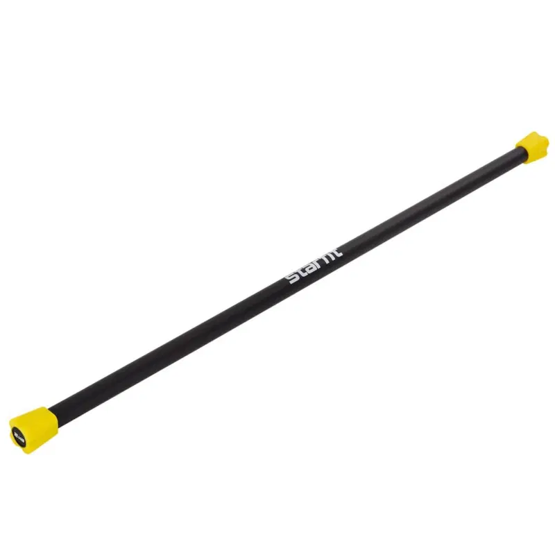 Starfit BB-301 2 кг Бодибар неопреновый Черный/Желтый