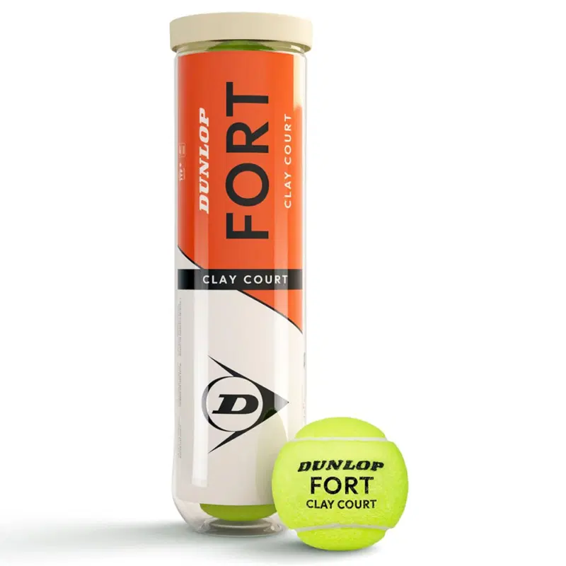 Dunlop FORT CLAY COURT PREMIUM 4B Мячи для большого тенниса (4 шт)