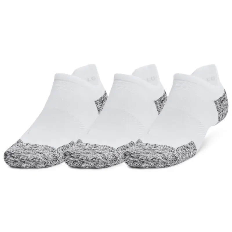 Under Armour DRY RUN CUSHION x3 Носки беговые (3 пары) Белый/Серый