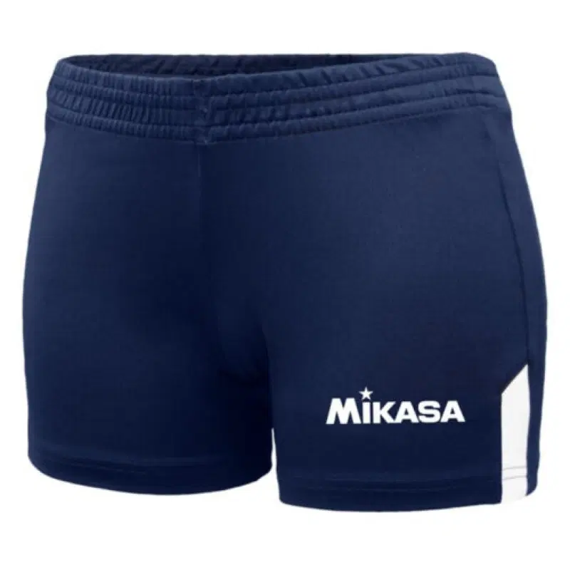 Mikasa MT379 Шорты волейбольные женские Темно-синий/Белый