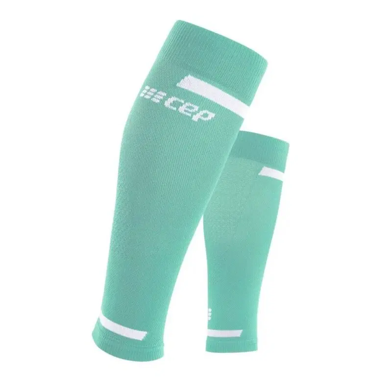 CEP THE RUN COMPRESSION CALF SLEEVES 4.0 (W) Компрессионные гетры женские Голубой/Белый